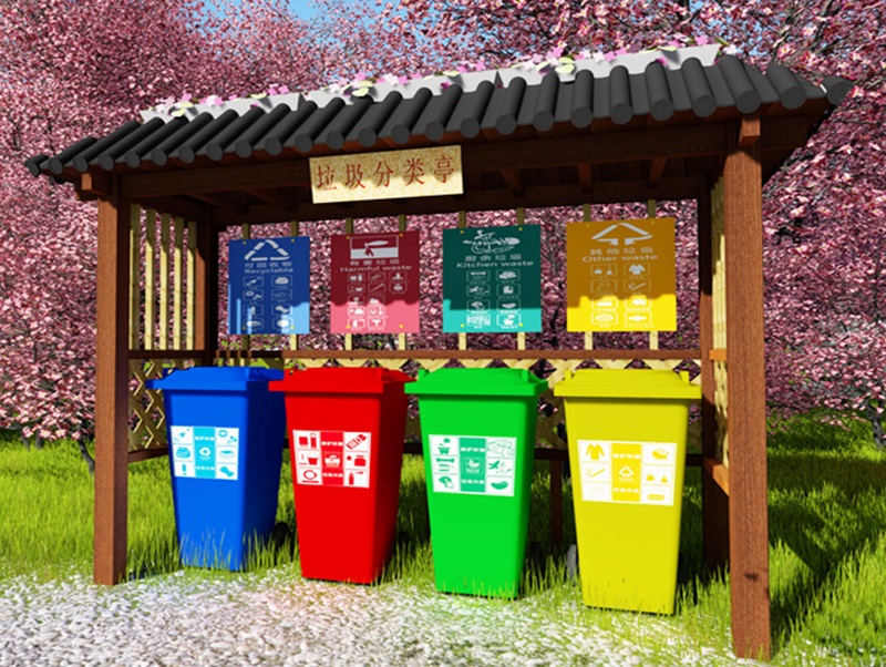 垃圾分类亭