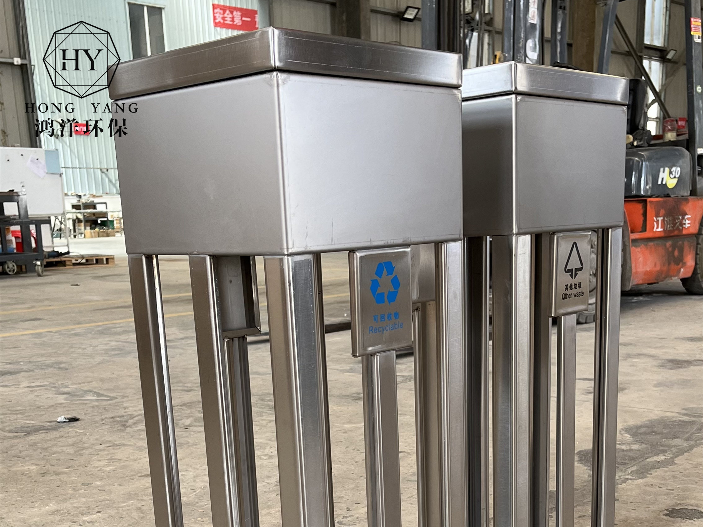 不锈钢防爆垃圾桶